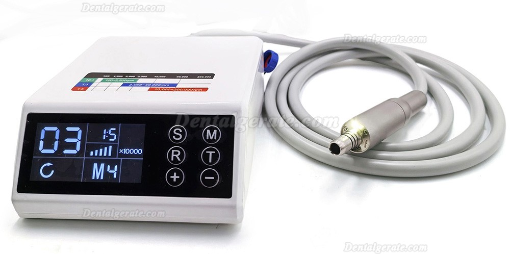 Dental B&uuml;rstenloser Mikromotor 16:1 / 1:1 / 1:5 mit LED Licht